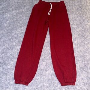 Colsie Red Jogger Sweatpants Size XS